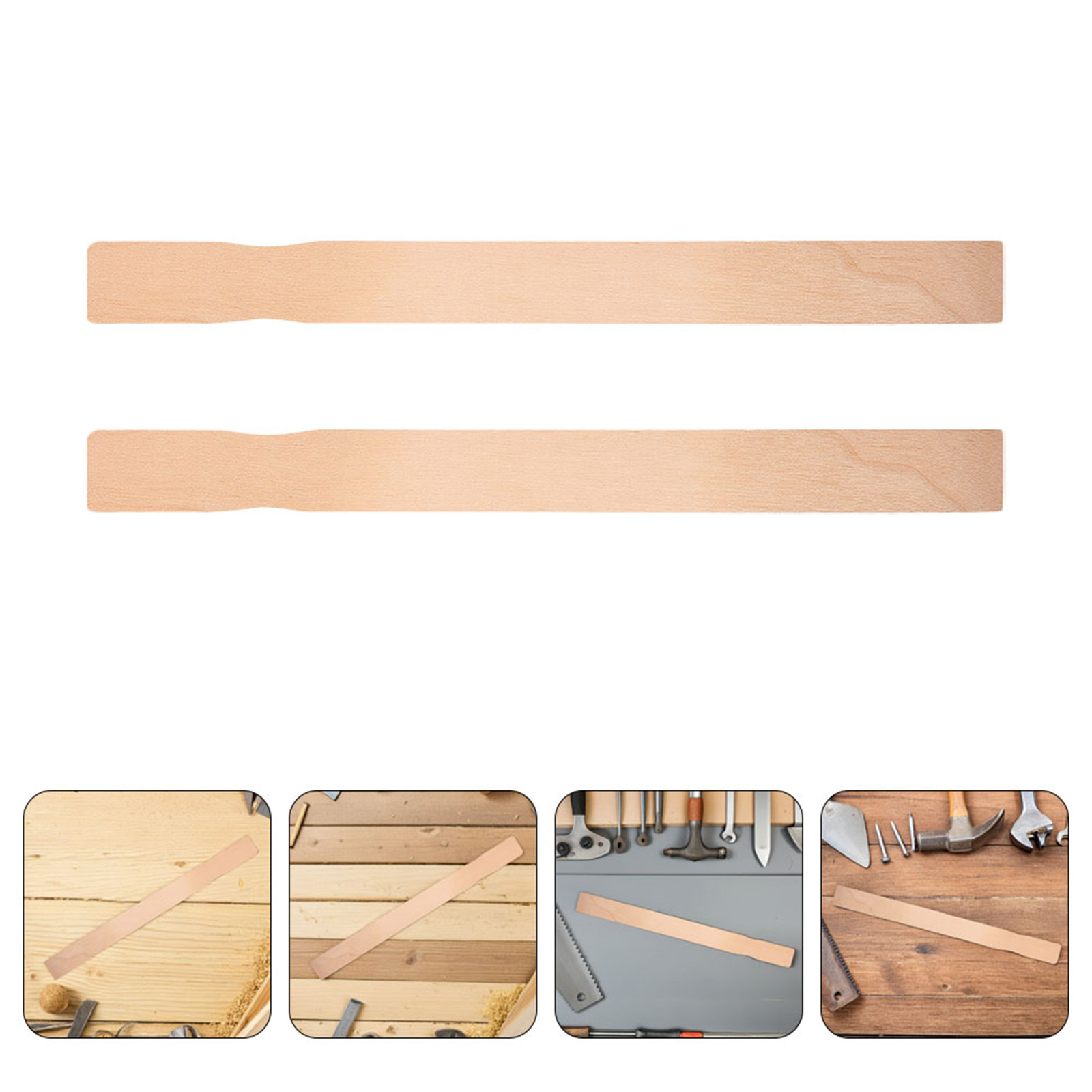 Crafting Resin - 15Pcs Paint Stir Sticks Polished Wood