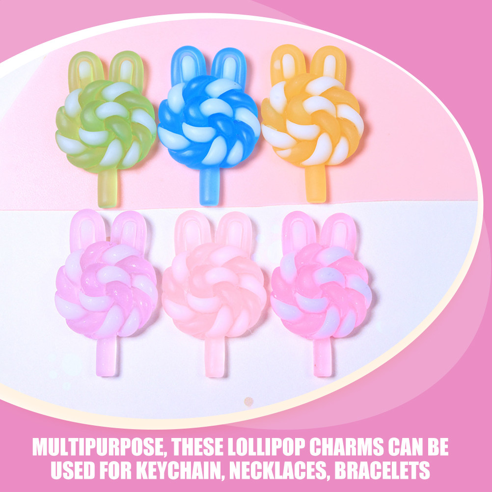 24Pcs Cute Cartoon Lollipop Ch - огляд і ціна Crafting Resin