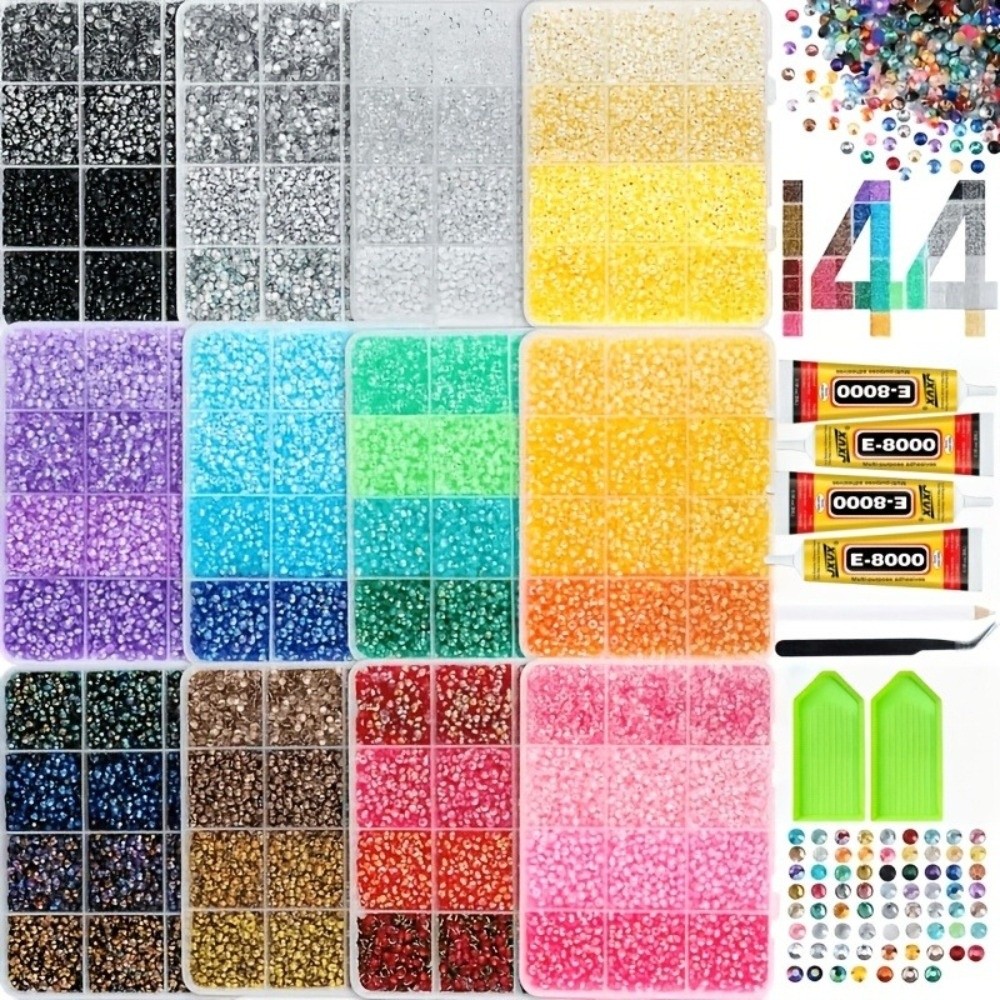 Multicolor Resin Rhinestone Ki - огляд і ціна Resin Jewelry Kit