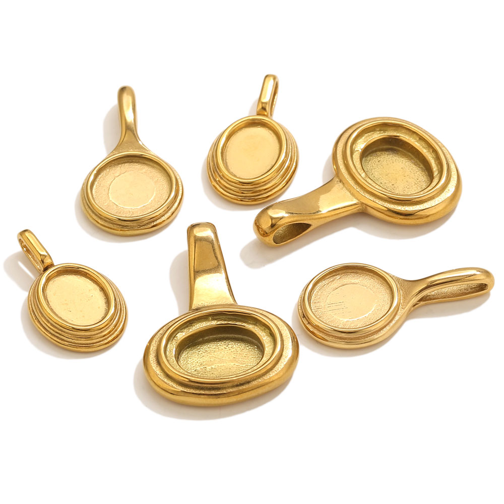 5pcs Stainless Steel Round Ova - огляд і ціна Crafting Resin