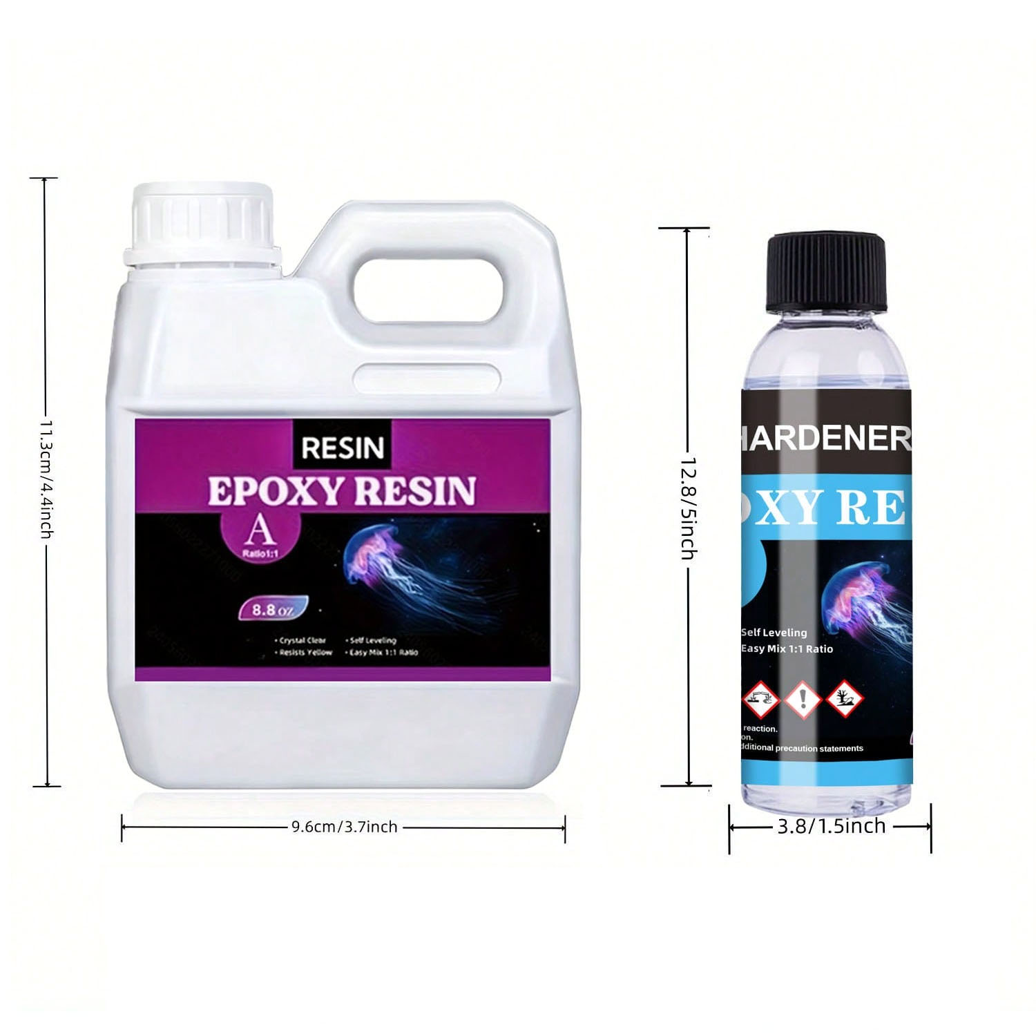 125ml/250ml Crystal Clear Cast - огляд і ціна Resin Jewelry Kit