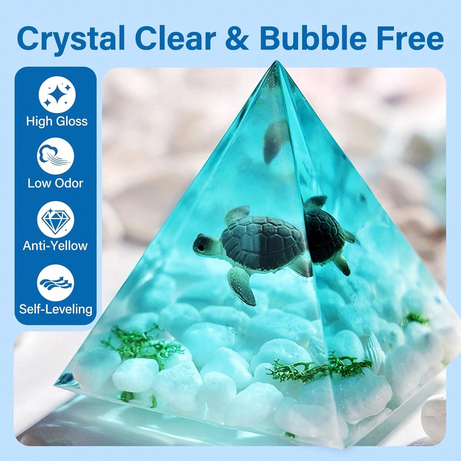125ml/250ml Crystal Clear Cast - огляд і ціна Resin Jewelry Kit