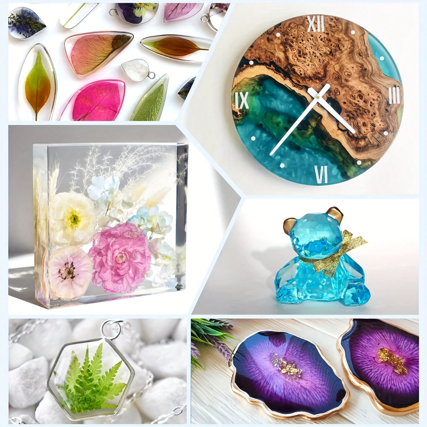 125ml/250ml Crystal Clear Cast - огляд і ціна Resin Jewelry Kit