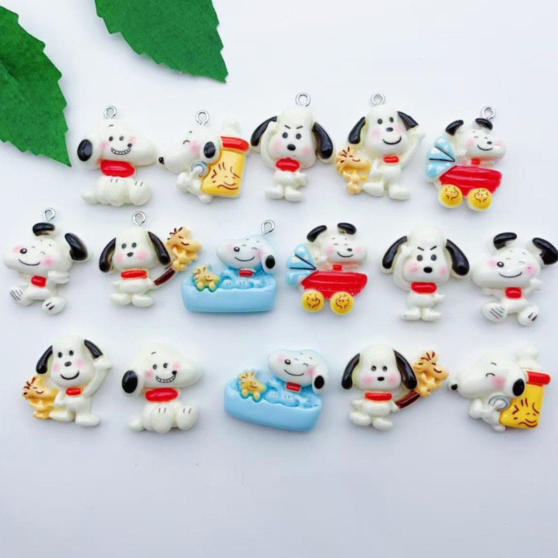 12pcs resin cartoon dog pendan - огляд і ціна Resin Craft Projects