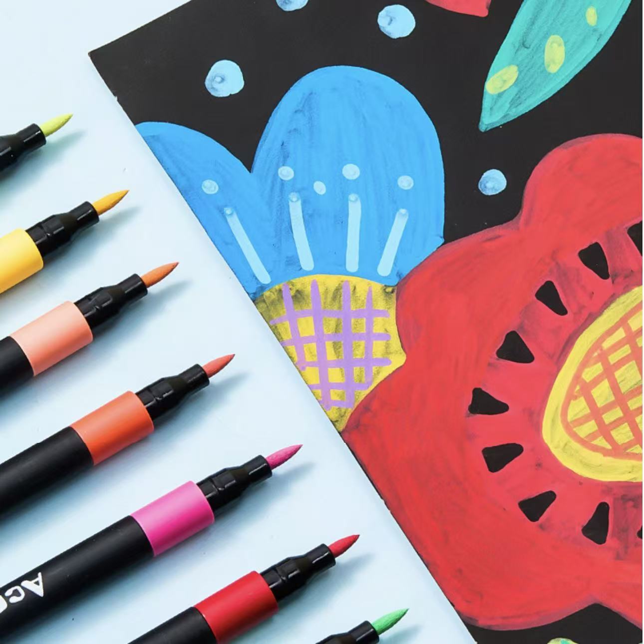 12/24/36pcs Soft Brush Tip Acr - огляд і ціна Copic Marker Classic