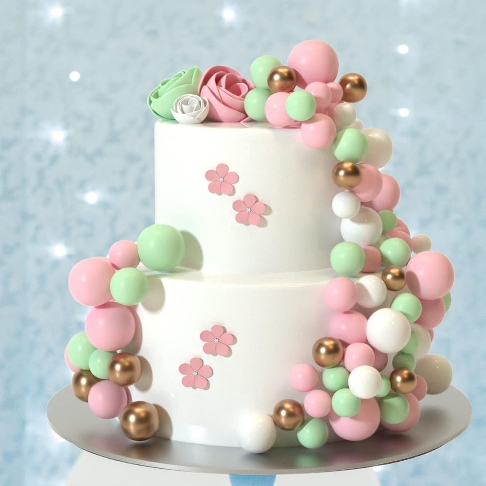 20Pcs Happy Birthday Cake Gold - огляд і ціна Gold Foil Flakes