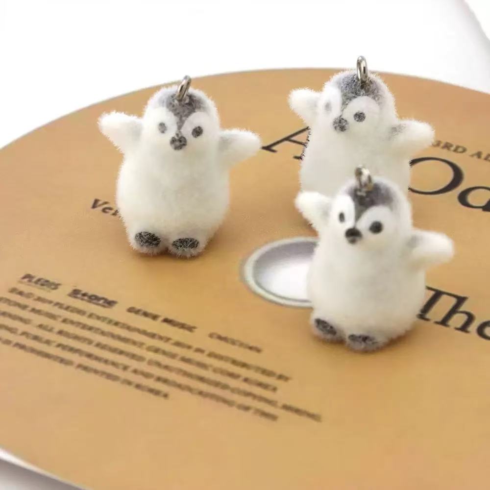 5pcs Flocking Small Penguin Re - огляд і ціна Resin Craft Projects