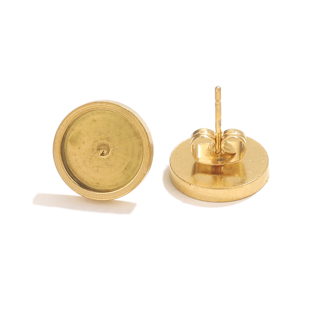 10pcs Stainless Steel Gold Ear - огляд і ціна Resin Craft Projects